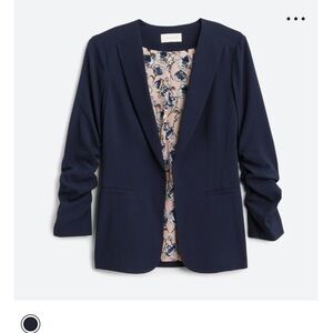 Skies are blue raja collarless blazer xl